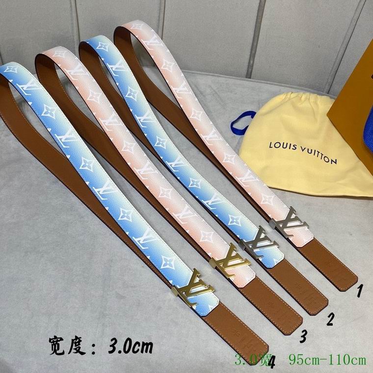LV Belt 30mmX95-110cm 7D76